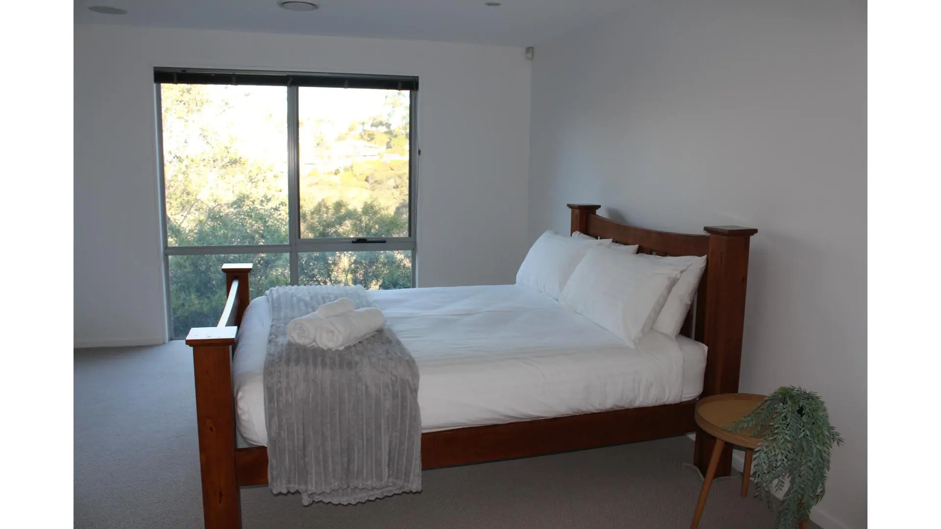 Large Main Bedroom with door onto the deck